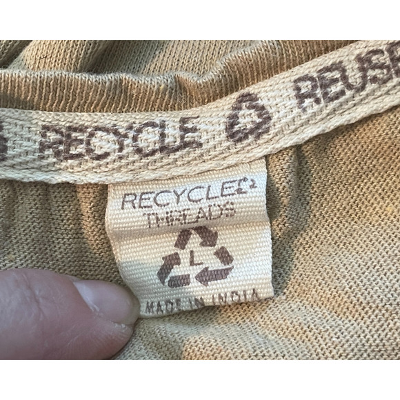 3/$20 Recycled Threads Junior's Sz L Distressed Cropped Tee Desert Dreams County - Picture 9 of 9